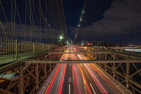 Royalty Free Photo Time Lapse Photography Of Cars On Bridge During