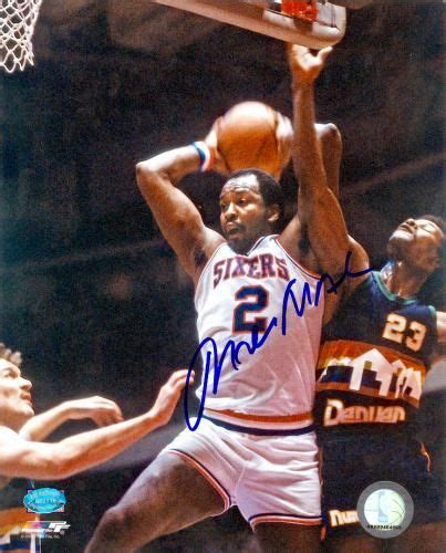 Moses Malone Autographed Photo Philadelphia 76ers