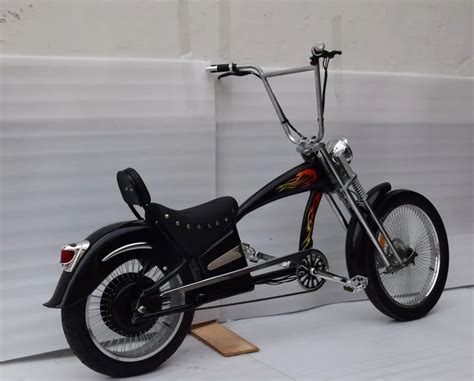Chopper Style Electric Motor Bike 1000w Electric Bike With 48v Lithium