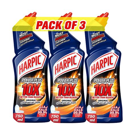 tc liquid power plus 10 x original harpic 3 x 750 ml