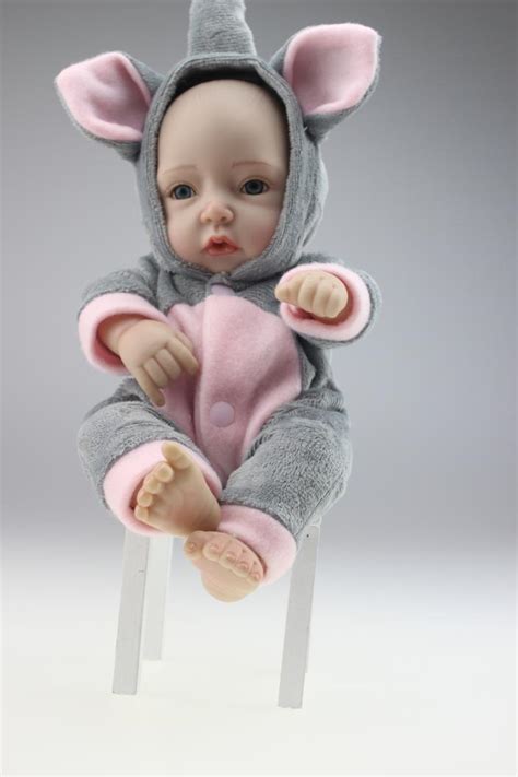 Mini 25cm Silicone Reborn Babies Dolls Lifelike Clever Animal Style