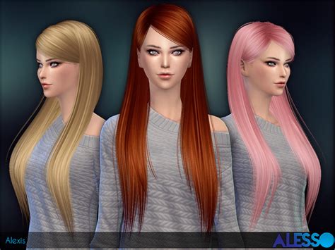 The Sims Resource Anto Alexis Hair