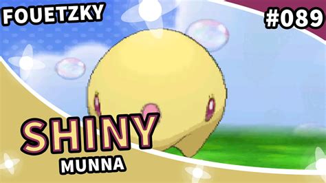 Shiny 089 SHINY MUNNA Pokemon ORAS DexNav 172 Encounters YouTube