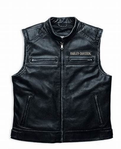 Leather Davidson Harley Vest Passing Goldberg Bill