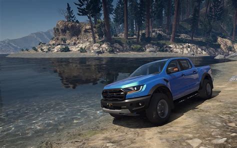 Virtual Ford Ranger Raptor Cruises Through Grand Theft Auto 5 Video