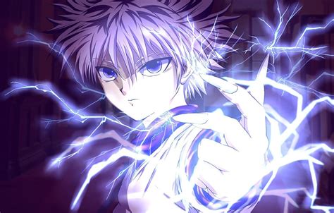 Wallpaper Game Lightning Blue Anime Power Short Hair Boy Assassin Asian Hand Flash