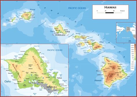 Acquire Map Of Usa And Hawaii Free Images
