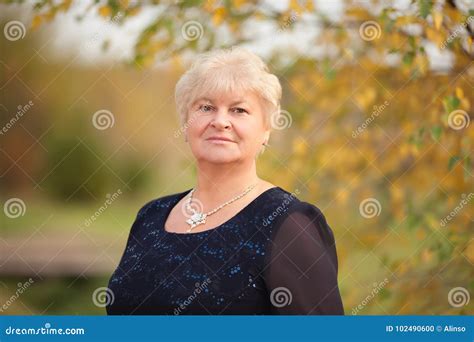 Elegant Elderly Woman Royalty Free Stock Photo