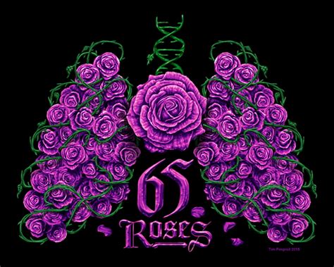 How did the disease 65 roses get its name? Photoshop Illustration by Tim Pospisil at Coroflot.com