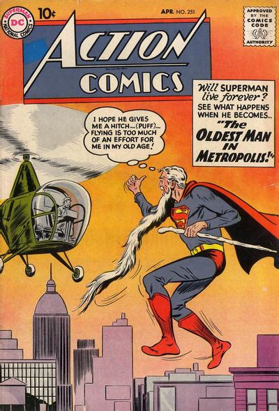 Daves Comic Heroes Blog Old Superman In Action