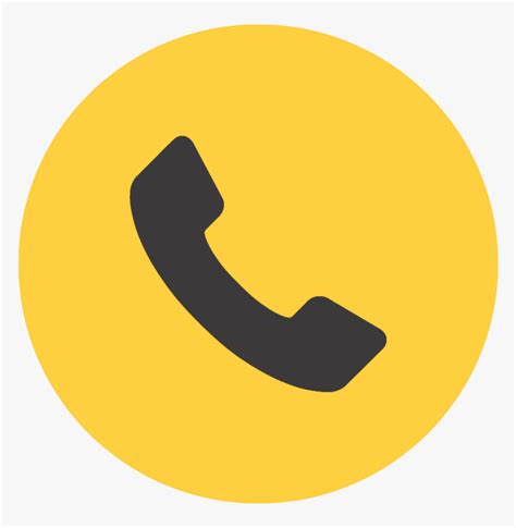 Yellow Phone Icon Png Transparent Png Is Free Transparent Png Image