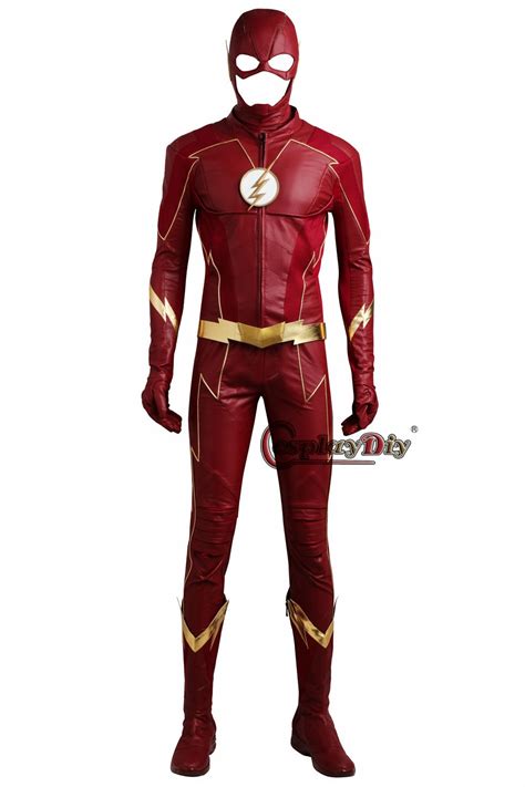 A picture of the old suit is shown at the top of this story, while the new suit is shown at the end of it. The Flash Cosplay Costume Barry Allen Suit Male The Flash ...