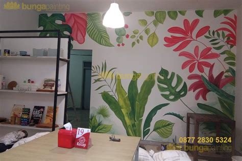 Kebun raya bogor atau kebun botani bogor (aksara sunda baku: Lukis Dinding Resto Dan Cafe Jabodetabek | Bunga Painting
