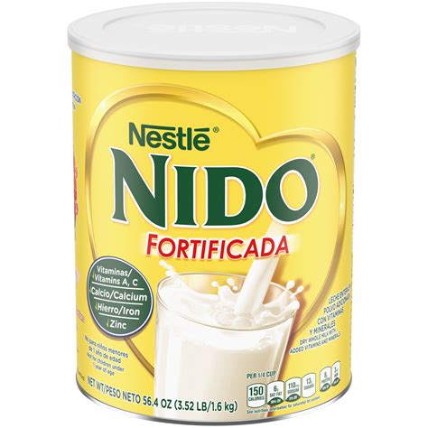 Nido Fortificada Dry Whole Milk Powdered Drink Mix 352 Lb Walmart