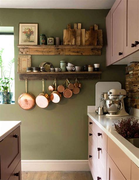 A Vintage Looking Home Decorated In Dusty Colors Home Decor Kitchen
