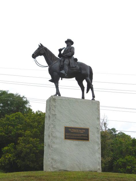 Equestrian Statue Of Robert Edward Lee In Md Sharpsburg Us