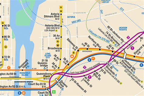Queens Subway Map With Streets United States Map