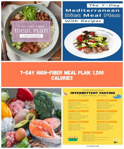 By using these tips to add more to your diet, you can look and feel your best. 7 day high fiber meal plan diet plan 7 day 7-Day High-Fiber Meal Plan: 1,200 Calories ...
