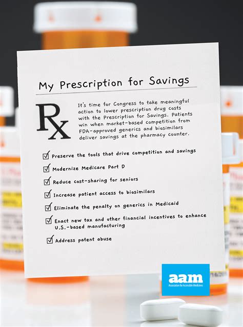 Prescription For Savings And Lower Drug Prices Aam