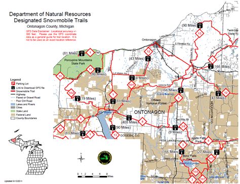 Upper Peninsula Atv Trail Map