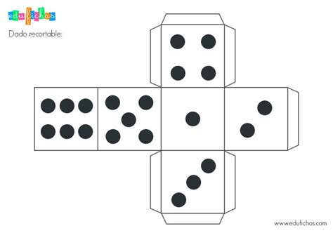Dado Clasico Recortable Dados Actividades De Matematicas Tareas De Escritura