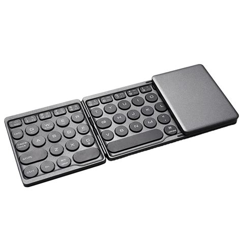 Adven Portable Three Folding Bluetooth Keyboard Mini Wireless Touchpad