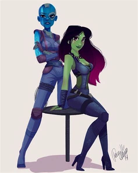 Gamora Nebula Guardians Of The Galaxy Daughters Of Thanos Guardians Of The Galaxy Gamora