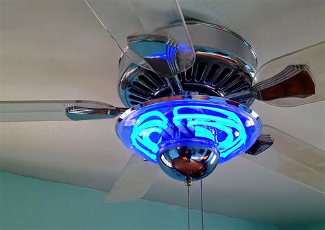 Kung fu maintenance shows ceiling fan lights flicker plus blink stop working not staying on properly support kung fu. Neon ceiling fan | Chrome & clear plastic ceiling fan with ...