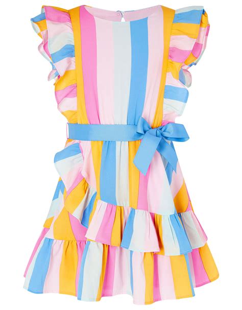 Candy Stripe Dress Multi Girls Dresses Monsoon Global