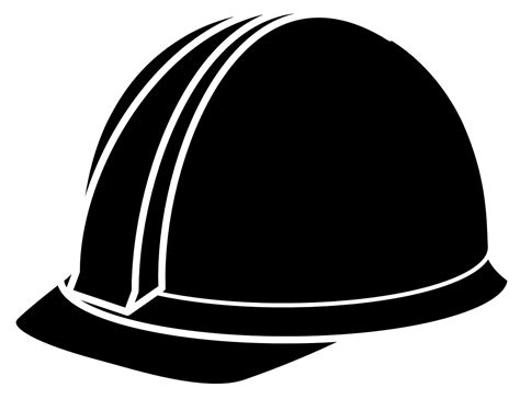 Hard Hat Black Construction Free Vector Graphic On Pixabay