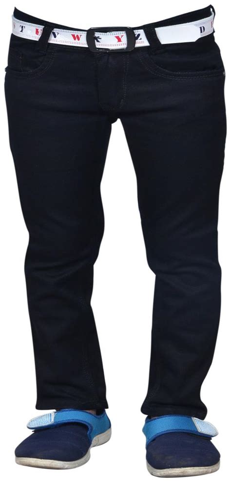 Buy Aric Regular Fit Kids Black Jeans Online At Low Prices In India