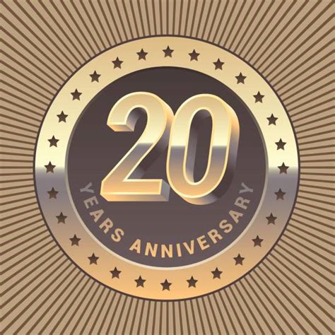 Royalty Free 20th Anniversary Clip Art Vector Images And Illustrations