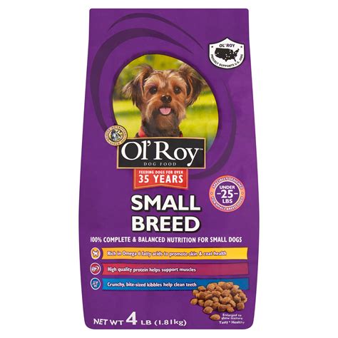 Ol Roy Small Breed Dry Dog Food 4 Lb