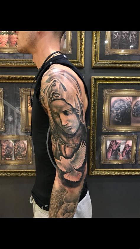 Jesus Tattoo Sleeve Religious Tattoo Sleeves Half Sleeve Tattoos Forearm Hand Tattoos Tatoo
