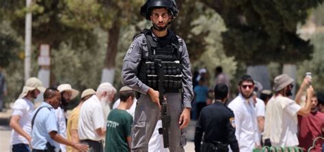 Hundreds Of Israeli Settlers Storm Al Aqsa Complex Amid Tension