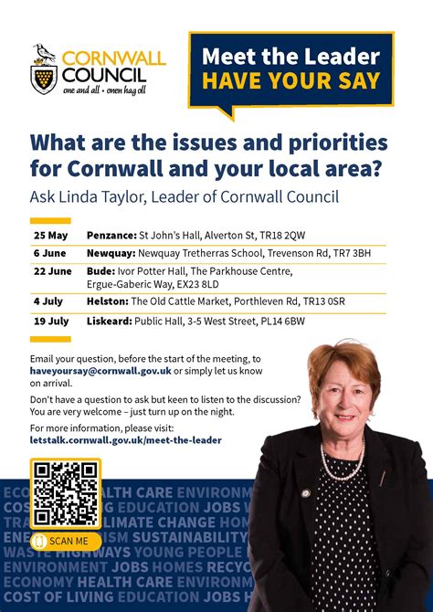 Meet The Leader Have Your Say Cornwall Council Gwinear Gwithian