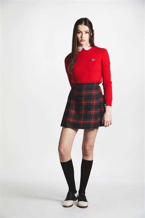 Plaid Pleated School Girl Skirt Mini Skirt Dress Girl Skirt Simple