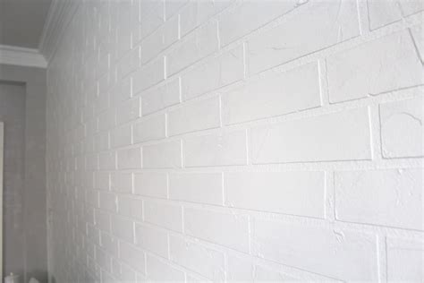 White Faux Brick Wall Dallas Tx Painter