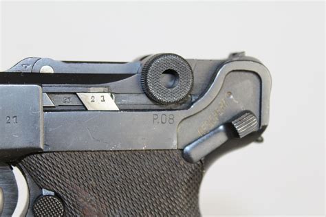 Wwii World War Ii Nazi German Mauser Byf 41luger P08 Pistol Antique