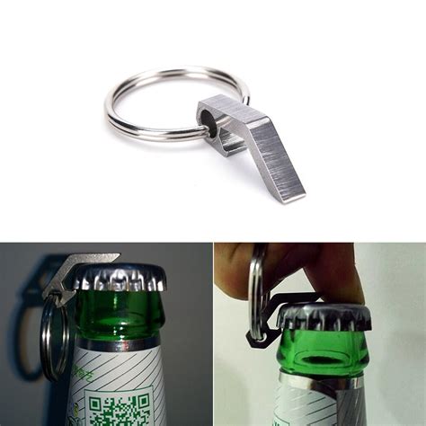 1pcs Edc Mini Bottle Opener Keychain Tools Outdoor Edc Camping