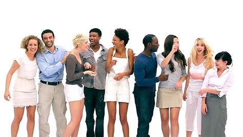 Group Of Young Adults Coming Stock Footage Video 100 Royalty Free