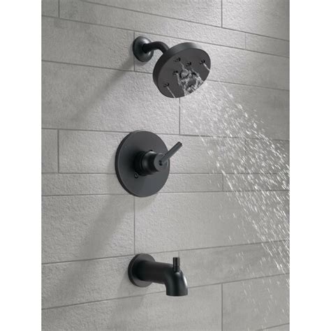 Find the best deals on black shower fixtures from around the web. T14459-SS,CZ Delta Trinsic® Pressure Balanced Tub and ...