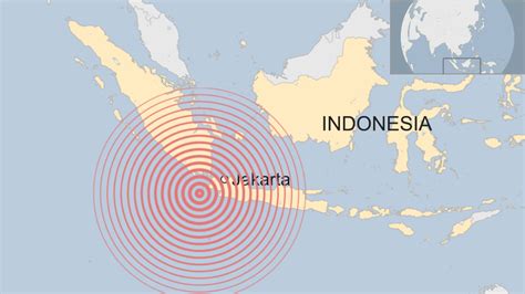Indonesia Earthquake Jakarta Residents Rattled Bbc News