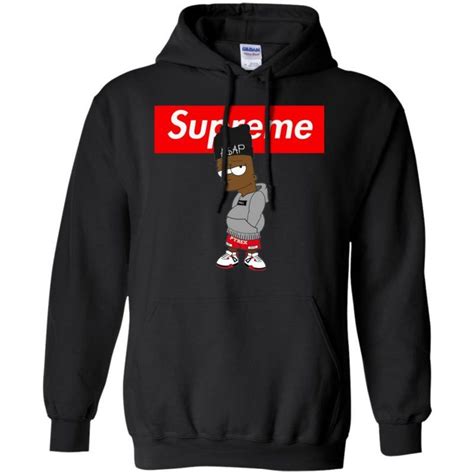 Supreme Bart Simpson Asap Rocky Hoodie Hoodies Hoodies Shop Supreme Clothing