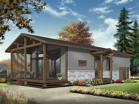 Opal A Two Bedroom Cottage House Plan With A Dining Room