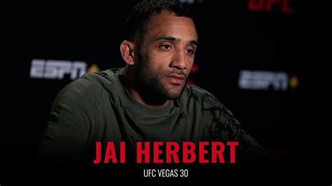 Jai Herbert Ufc Vegas 30 Media Day Interview Youtube