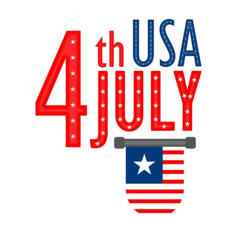 520 Happy 4th Of July Clipart Stock Illustrations Royalty Free Vector