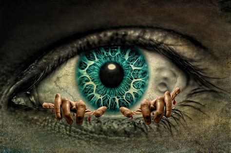 Creepy Blue Eye Wallpaper Hd Artist 4k Wallpapers Images Photos And