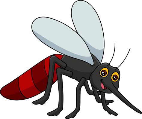 Mosquito Cartoon Clipart Vector Illustration 5561624 Vector Art At Vecteezy