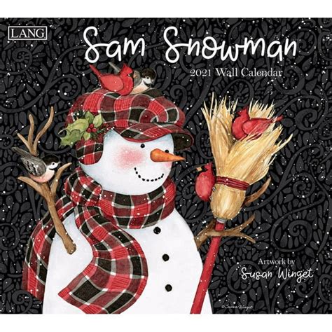 Lang Companies 2020 Sam Snowman Wall Calendar